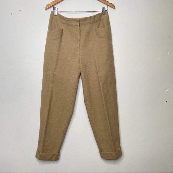 CLUB MONACO High Rise Tapered Leg Trousers - Picture 1 of 7